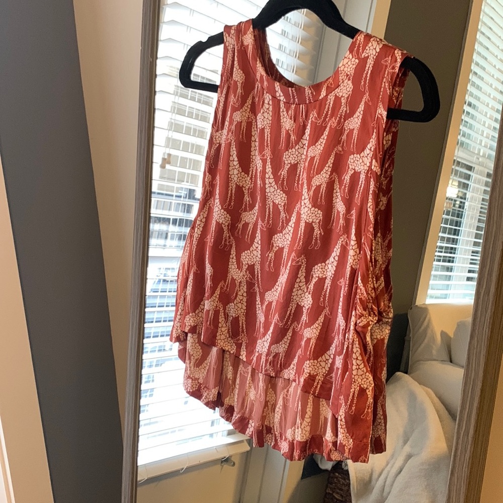 Silk crop top